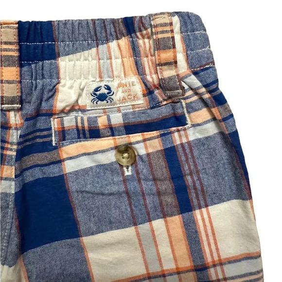 Janie & Jack | Classic Infant Madras Plaid Shorts (6-12 mos) 💙 - Picture 3 of 4